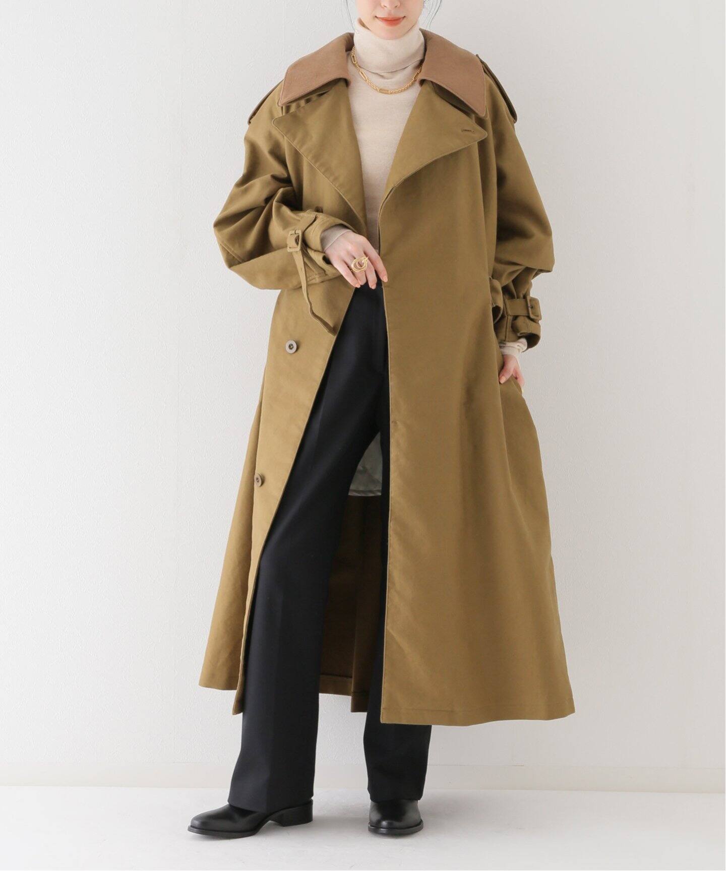 UNION LAUNCH/ユニオンランチ】0132 DJ MOTORCYCLE コート（トレンチ  