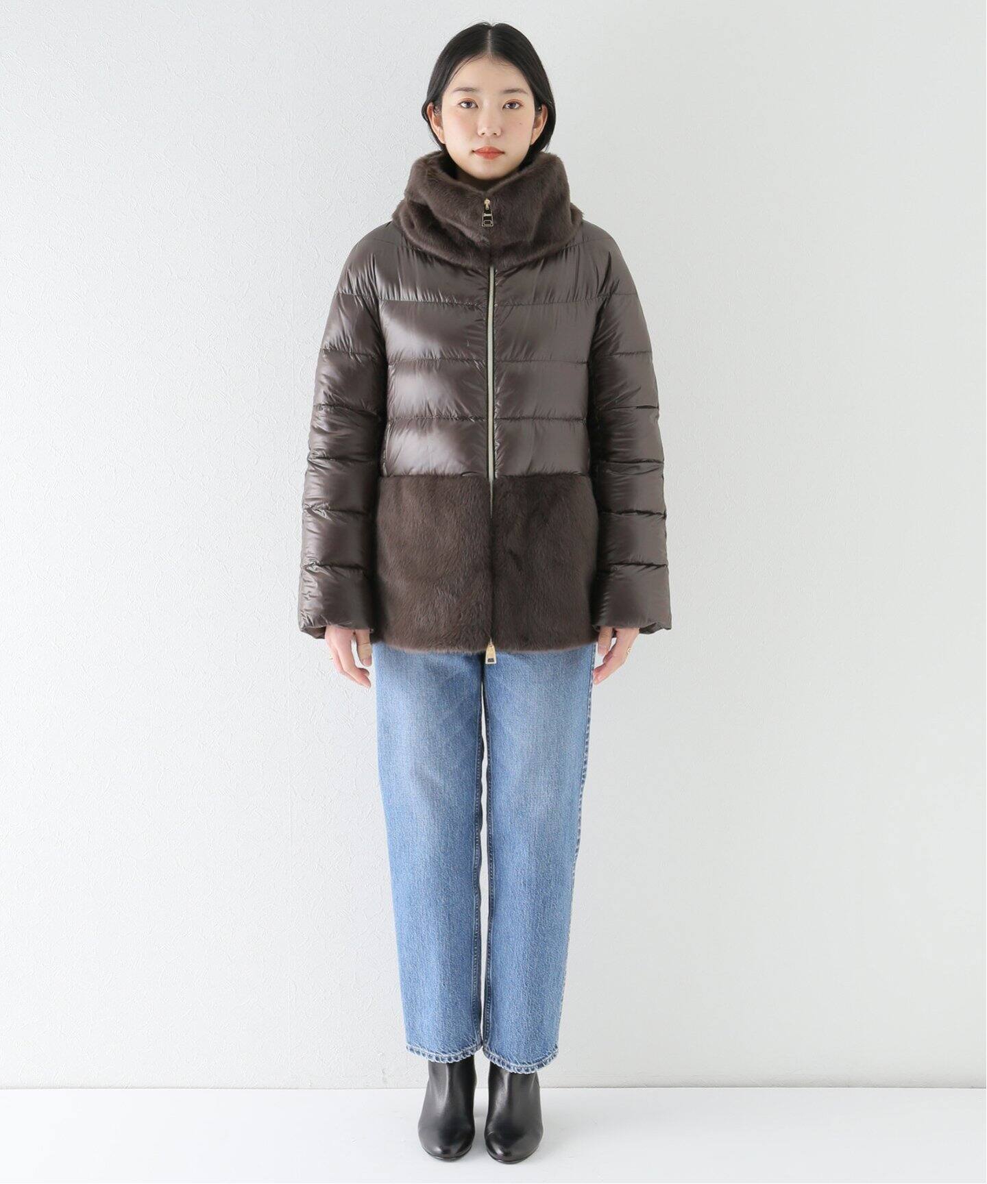 HERNO/ヘルノ】エコファーコンビダウン（ダウンジャケット）｜IENA  