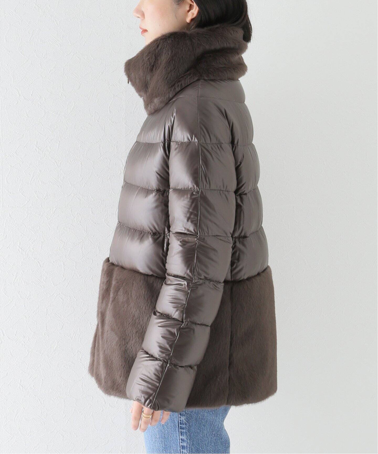 HERNO/ヘルノ】エコファーコンビダウン（ダウンジャケット）｜IENA  