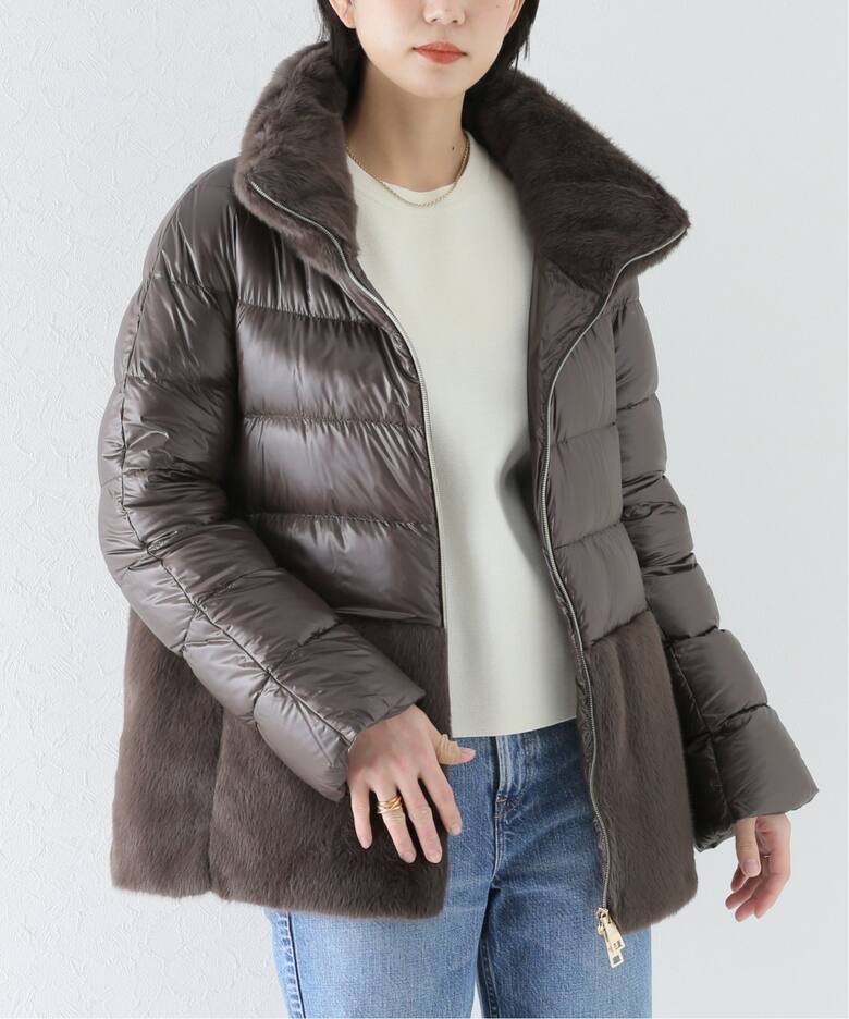 HERNO/ヘルノ】エコファーコンビダウン（ダウンジャケット）｜IENA 