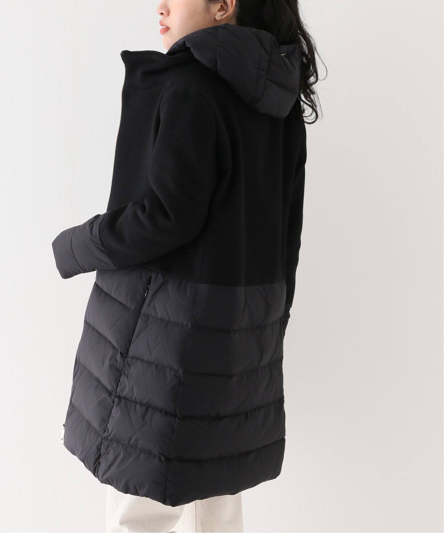 HERNO/ヘルノ】ウールコンビフードダウン（ダウンジャケット）｜IENA  