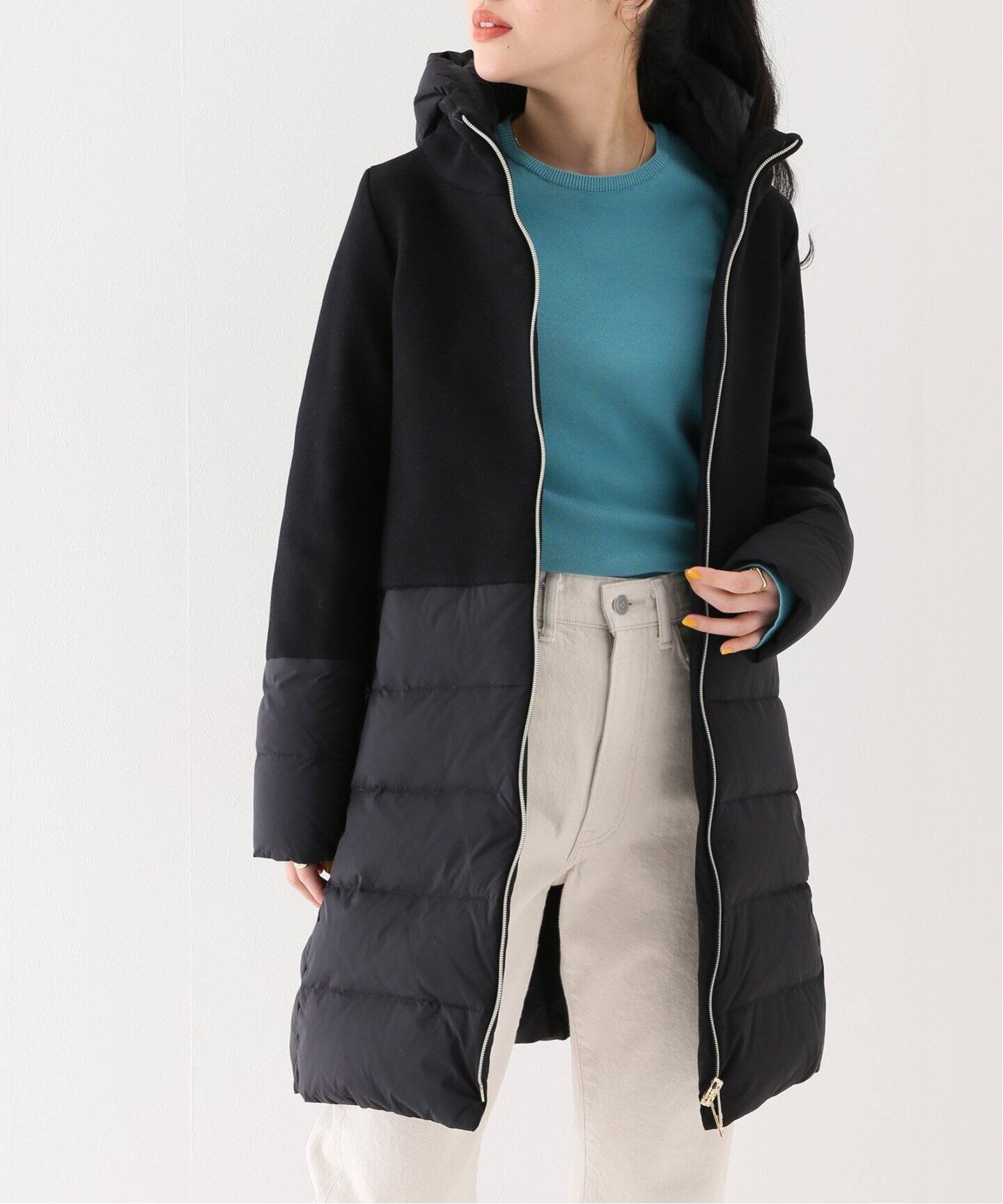 HERNO/ヘルノ】ウールコンビフードダウン（ダウンジャケット）｜IENA  