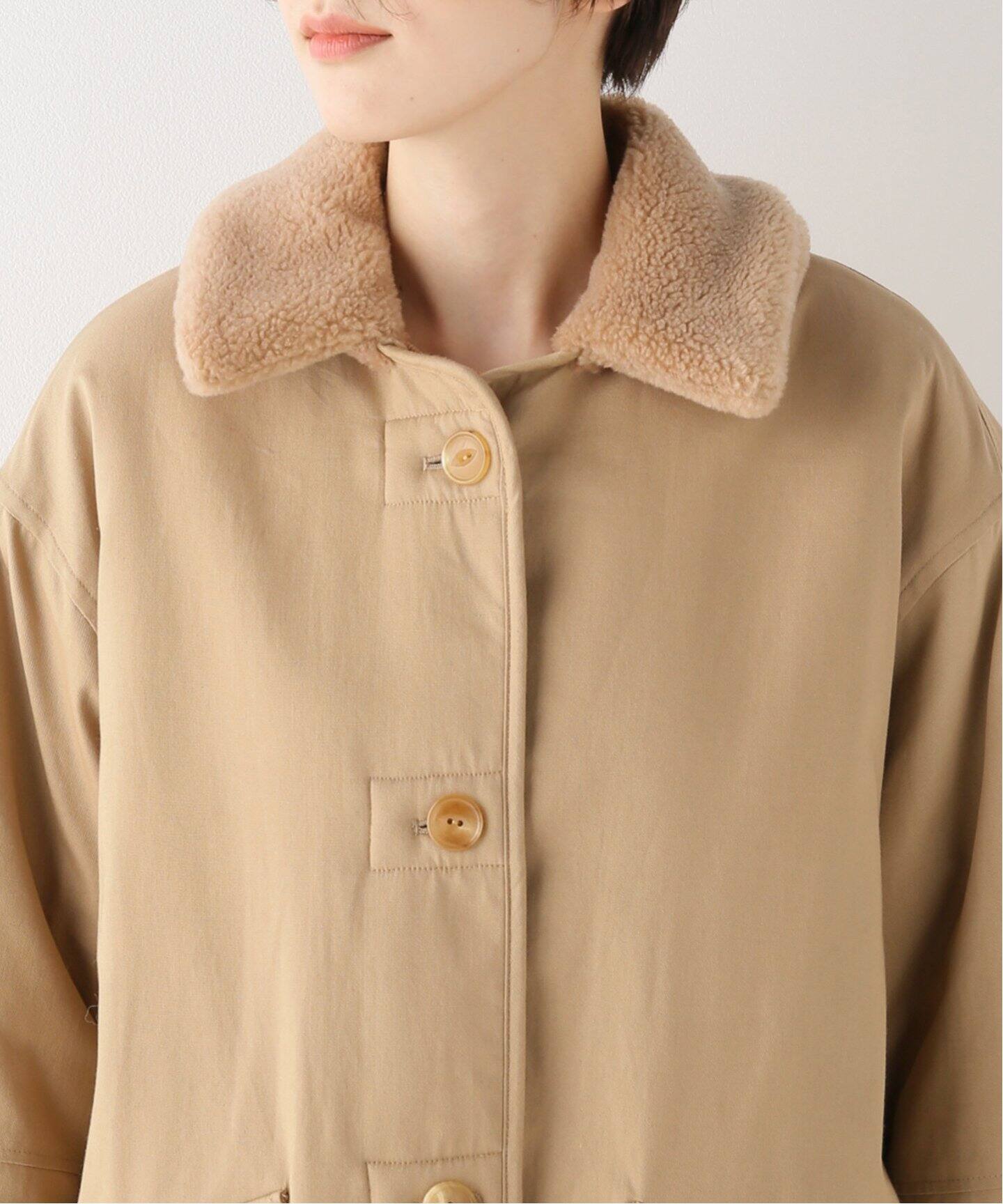 ARCHI/アーキ】CANVAS BOA REVERSIBLE COAT（その他ブルゾン／アウター 