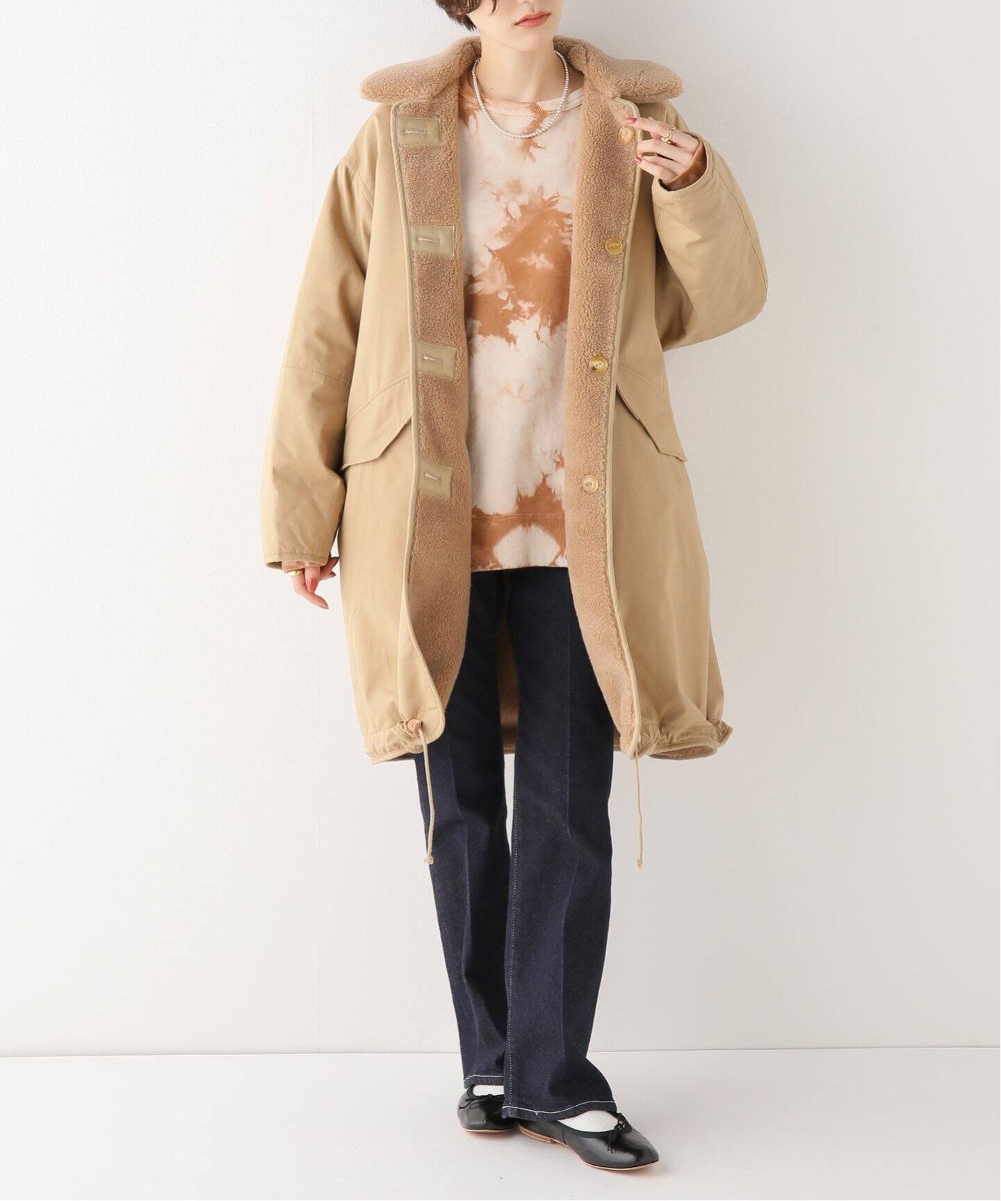 ARCHI/アーキ】CANVAS BOA REVERSIBLE COAT（その他ブルゾン／アウター 