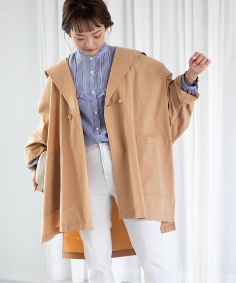 タイプライターフードポンチョコート Slobe Iena スローブ イエナ 公式のファッション通販 Baycrew S Store