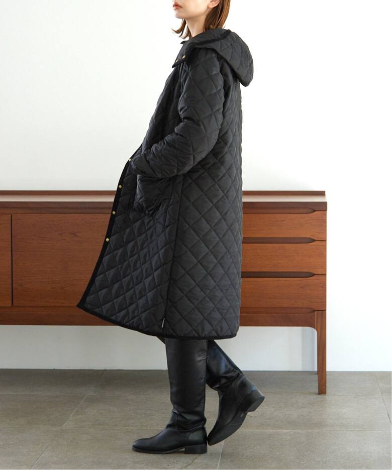 TRADITIONAL WEATHERWEAR 】SLOBE別注 ARKLEY W/フードロングコート  