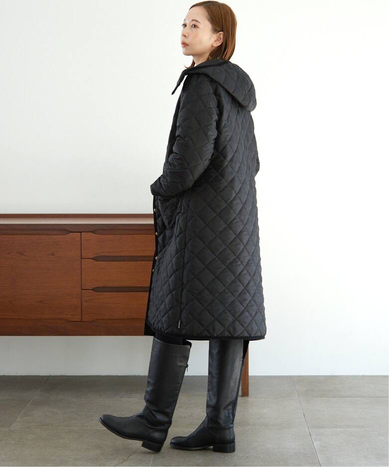 TRADITIONAL WEATHERWEAR 】SLOBE別注 ARKLEY W/フードロングコート 