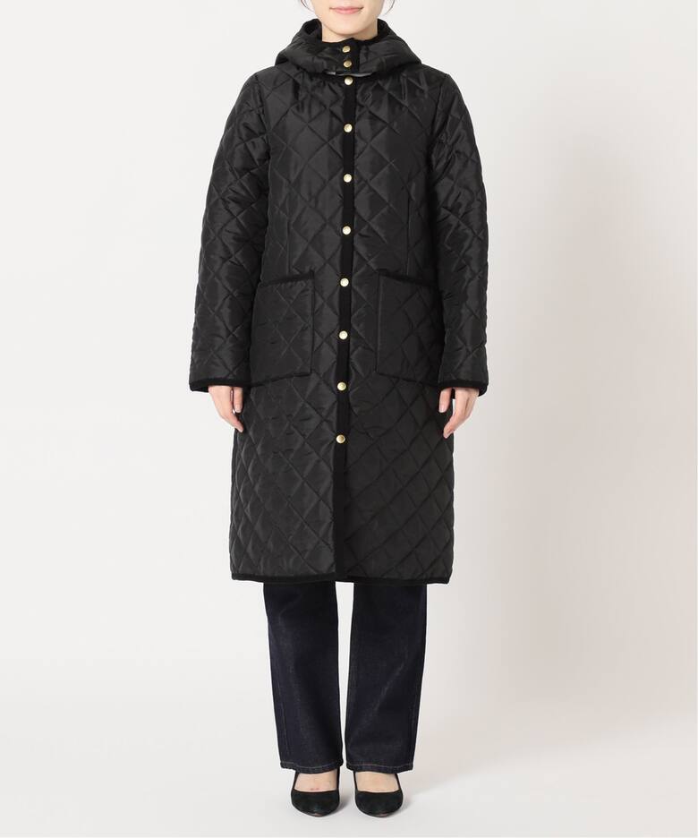 TRADITIONAL WEATHERWEAR 】SLOBE別注 ARKLEY W/フードロングコート 