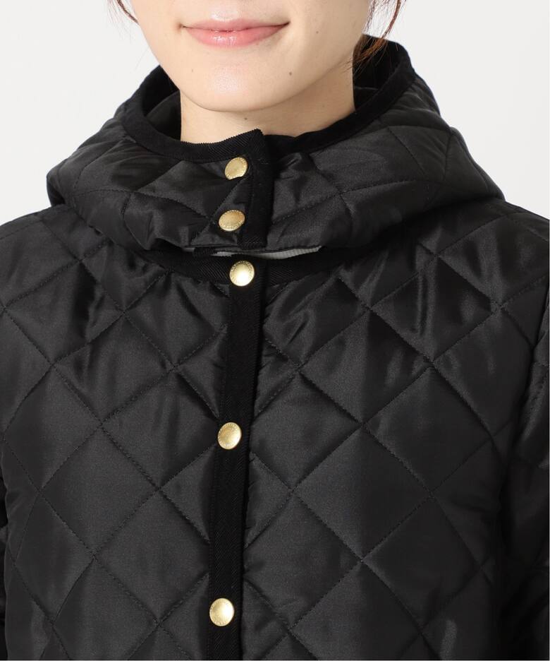 TRADITIONAL WEATHERWEAR 】SLOBE別注 ARKLEY W/フードロングコート 