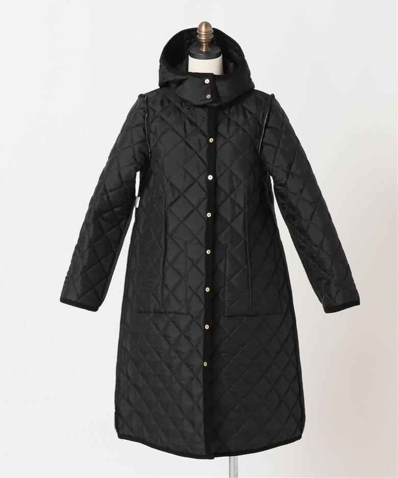 TRADITIONAL WEATHERWEAR 】SLOBE別注 ARKLEY W/フードロングコート 