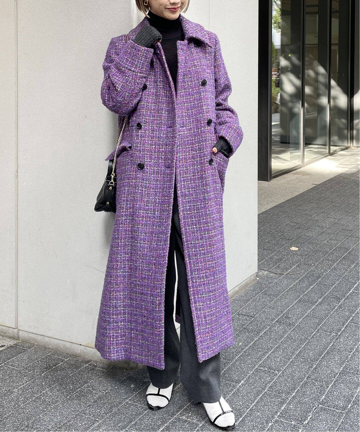 IENA LA BOUCLE カラーツィードPコート（ピーコート）｜IENA（イエナ 