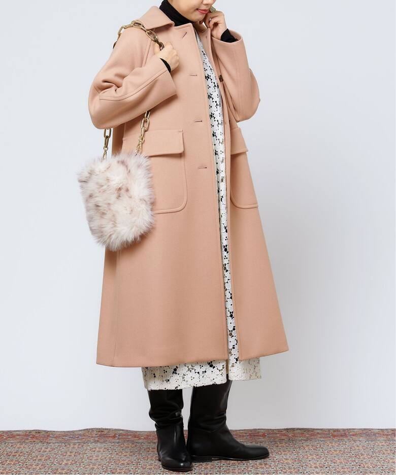 IENA LA BOUCLE メルトンステンコート（ステンカラーコート）｜IENA 
