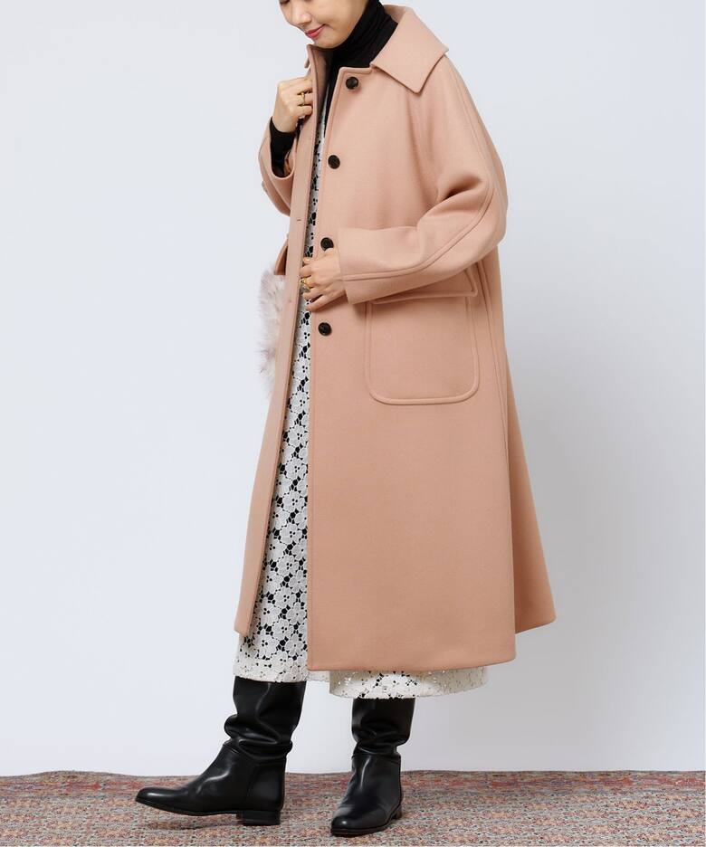 IENA LA BOUCLE メルトンステンコート（ステンカラーコート）｜IENA  