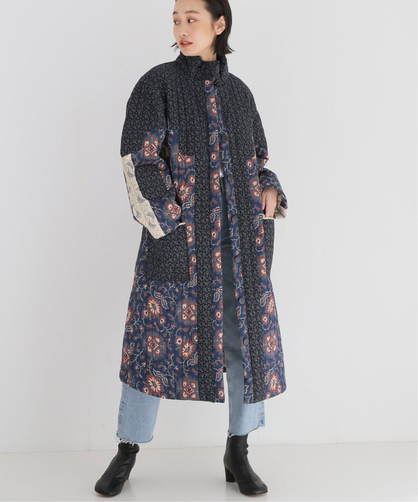 sea new yorkカップ柄 えらい キルティングジャケット XS