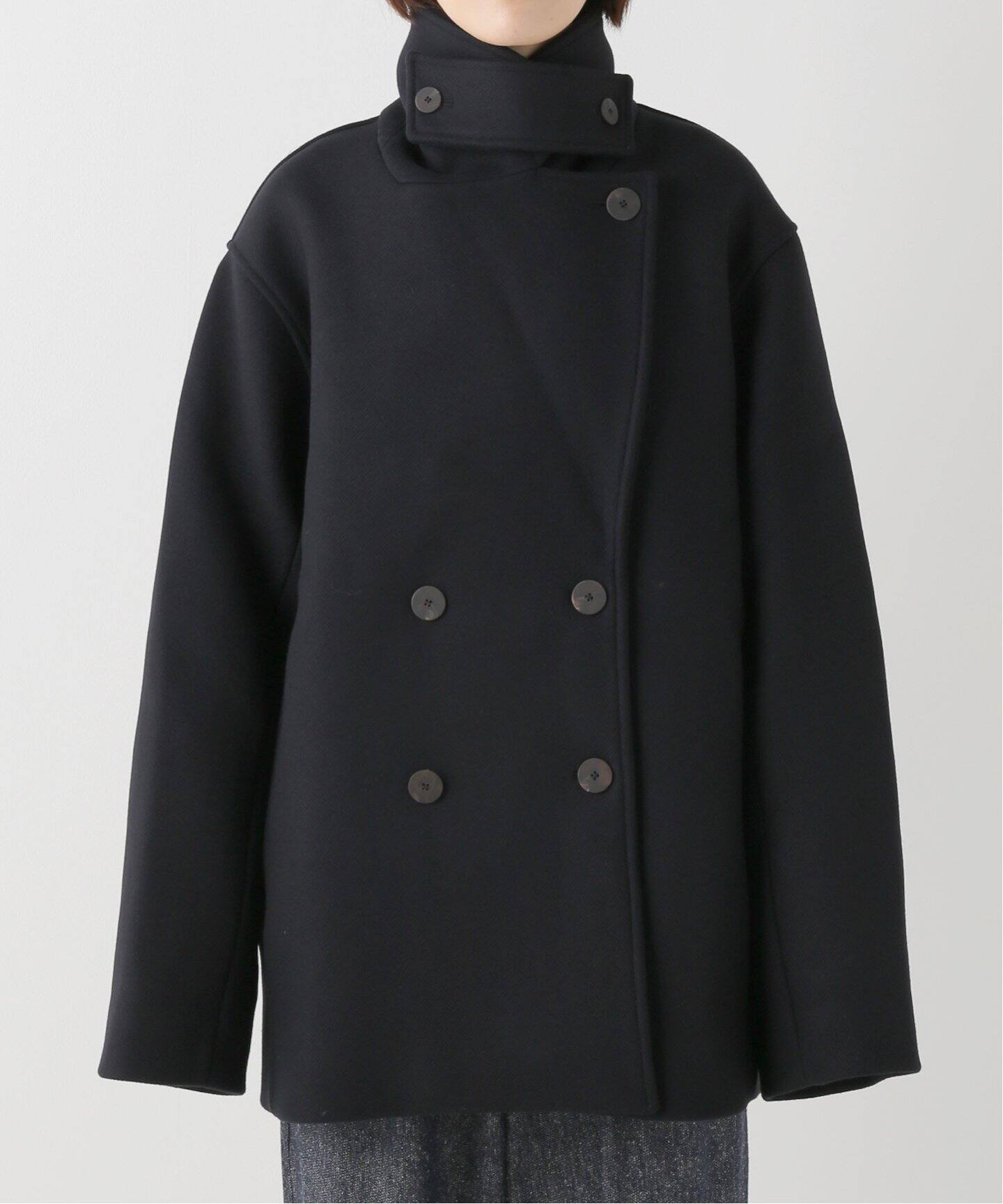 STUDIO NICHOLSON/スタジオ ニコルソン】DOUBLE BREASTED Pコート  
