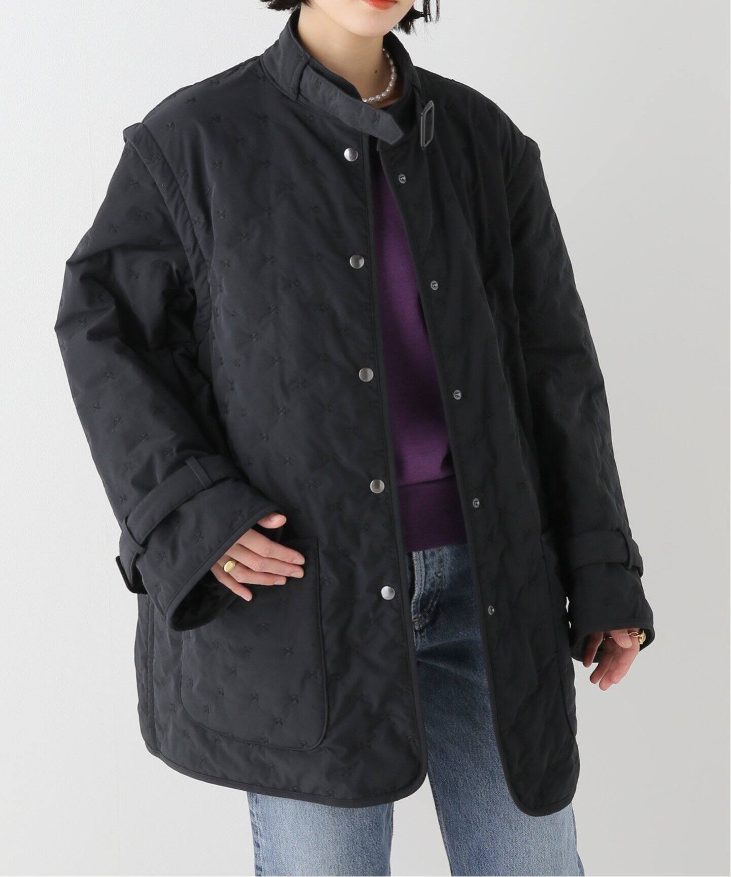 PHOTOCOPIEU/フォトコピュー】QUILTING EMBROIDERY コート（その他  