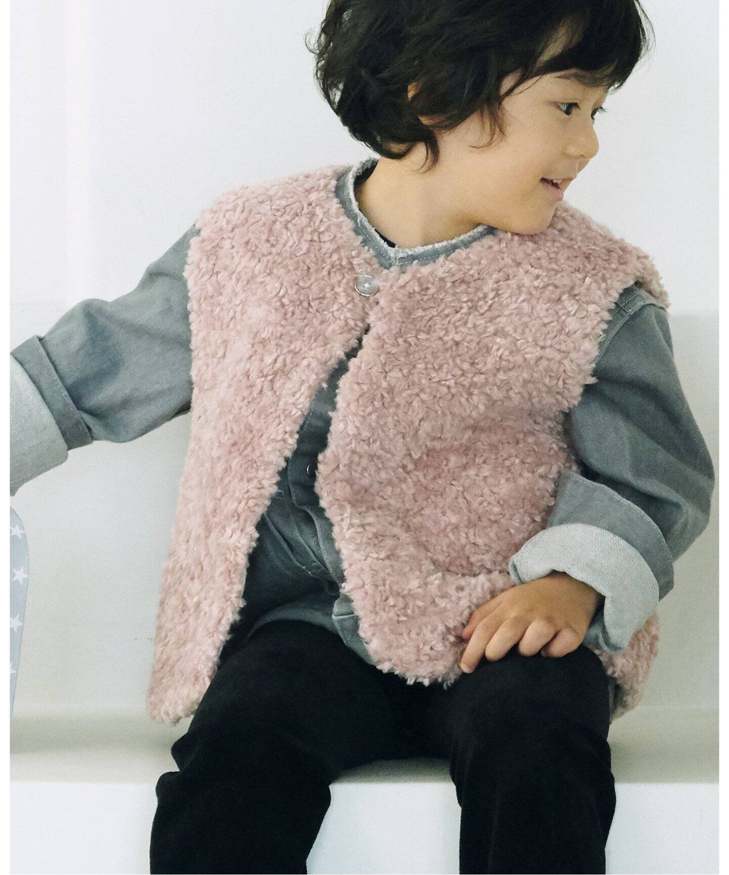 カーリングボアベスト baby-kids(70cm-140cm)（キッズウェア）｜IENA 