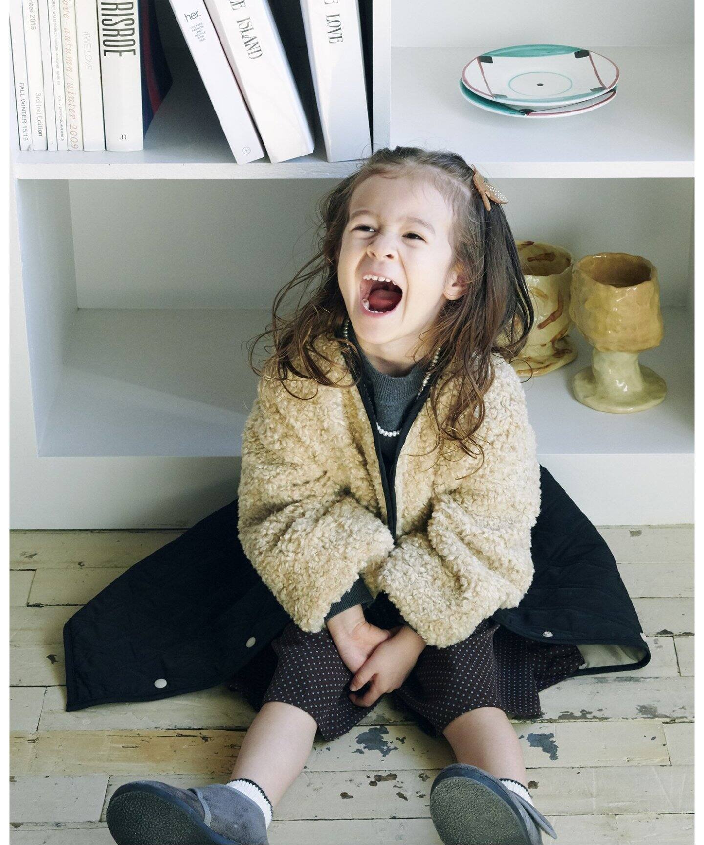 ボア*キルティングコート kids(100cm-150cm)（キッズウェア）｜IENA  