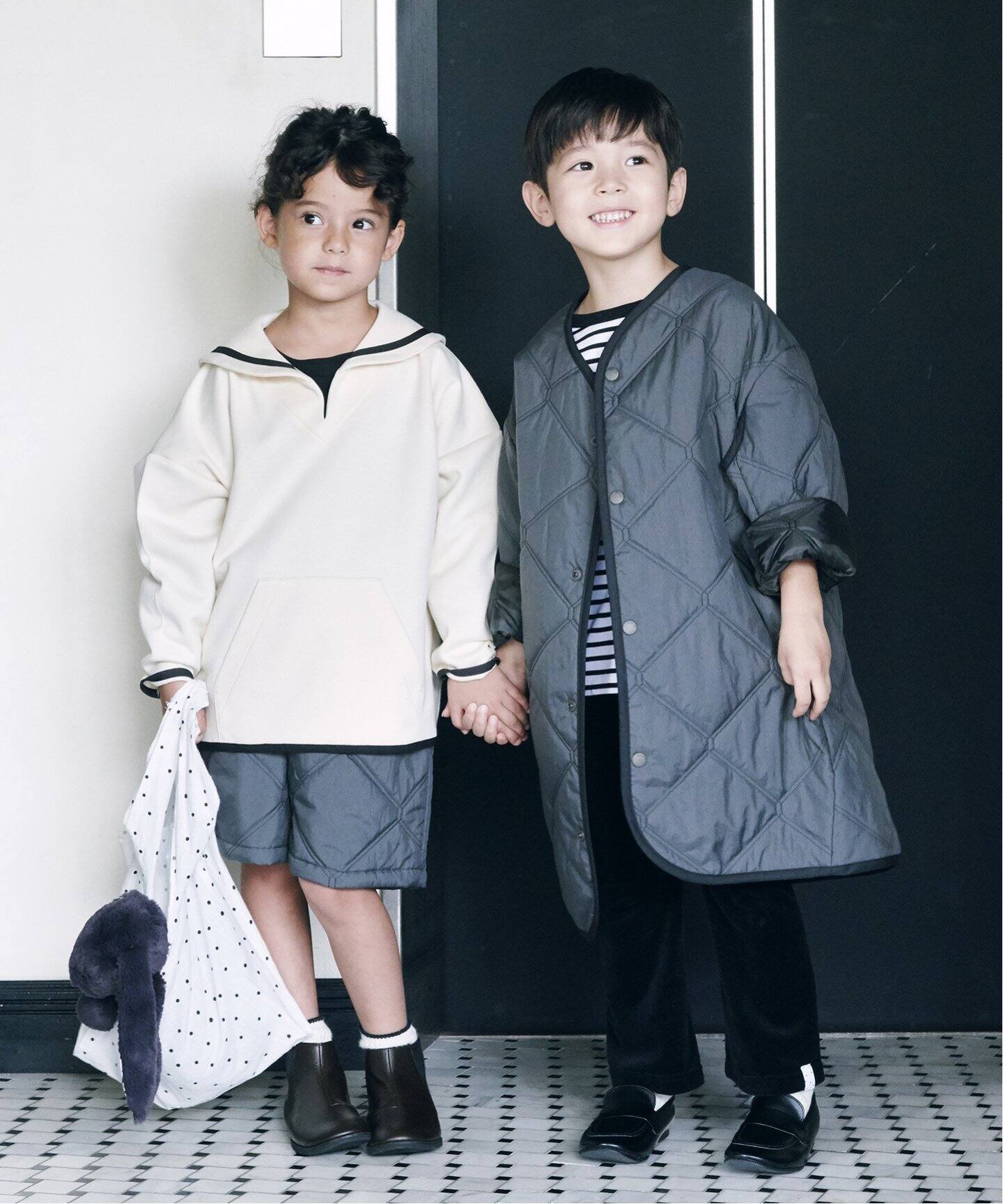 MOUN TEN. /マウンテン】別注quilt mitten コート kids(95cm-140cm  