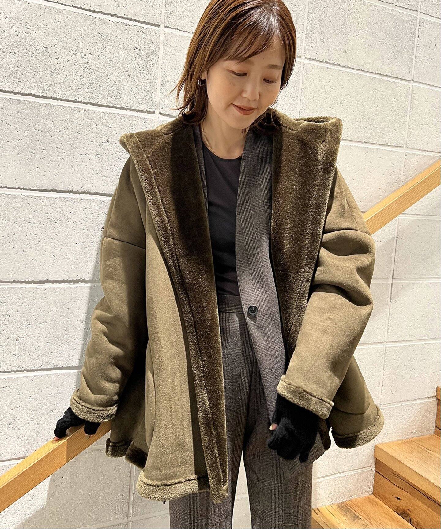 VACHEMENT/ヴァシュモン】 ECO MOUTON HALF コート（その他ブルゾン  