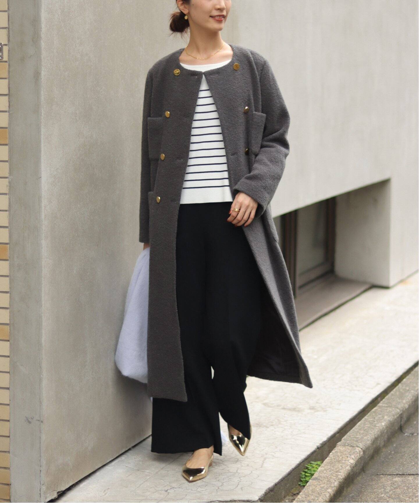 リングツイード 金ボタンコート（その他ブルゾン／アウター）｜VERMEIL  