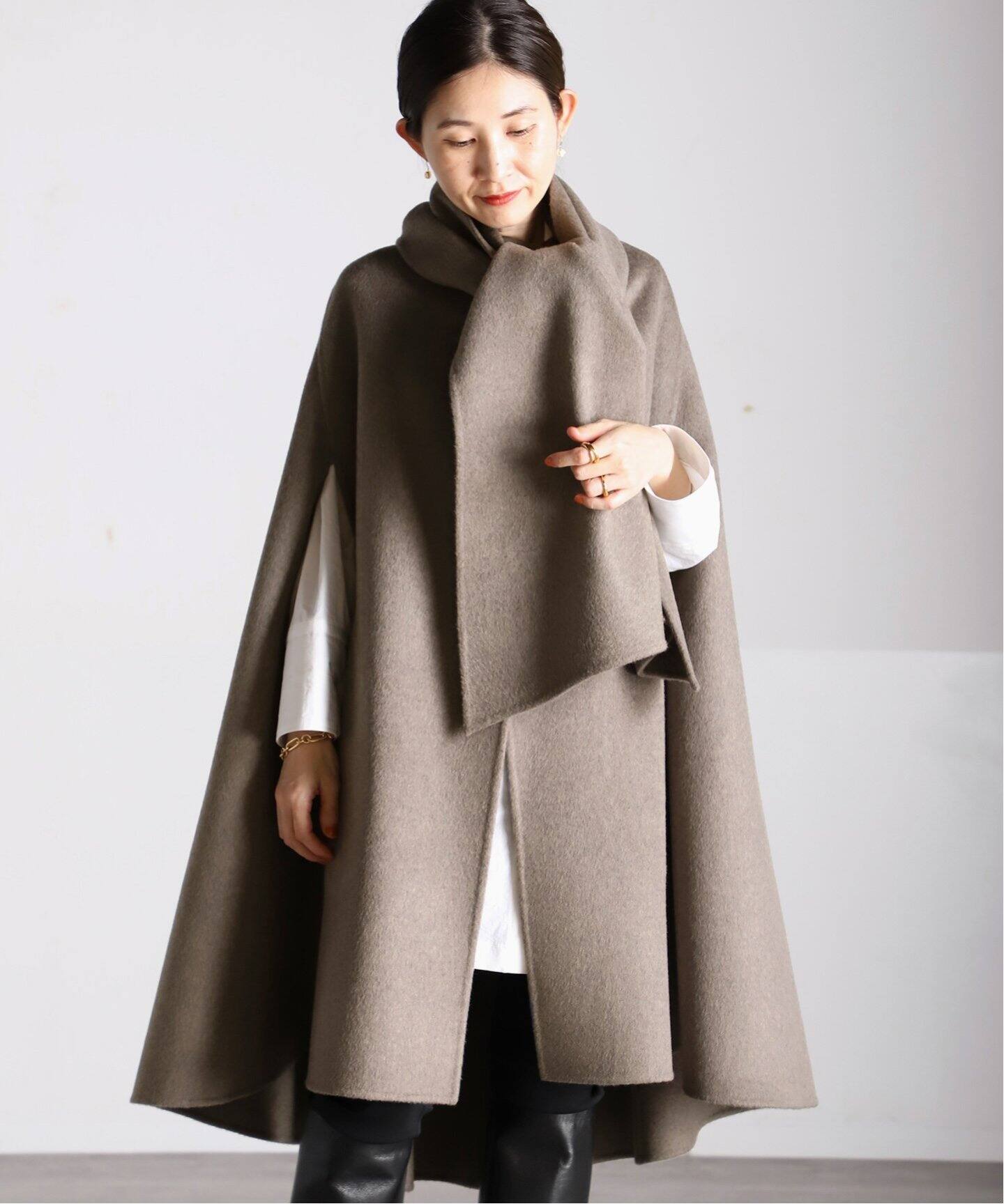 ラム カシミヤ マントコート Vermeil Par Iena ヴェルメイユ パー イエナ 公式のファッション通販 Baycrew S Store ラム カシミヤ マントコート Vermeil Par Iena ヴェルメイユ パー イエナ 公式のファッション通販 Baycrew S Store