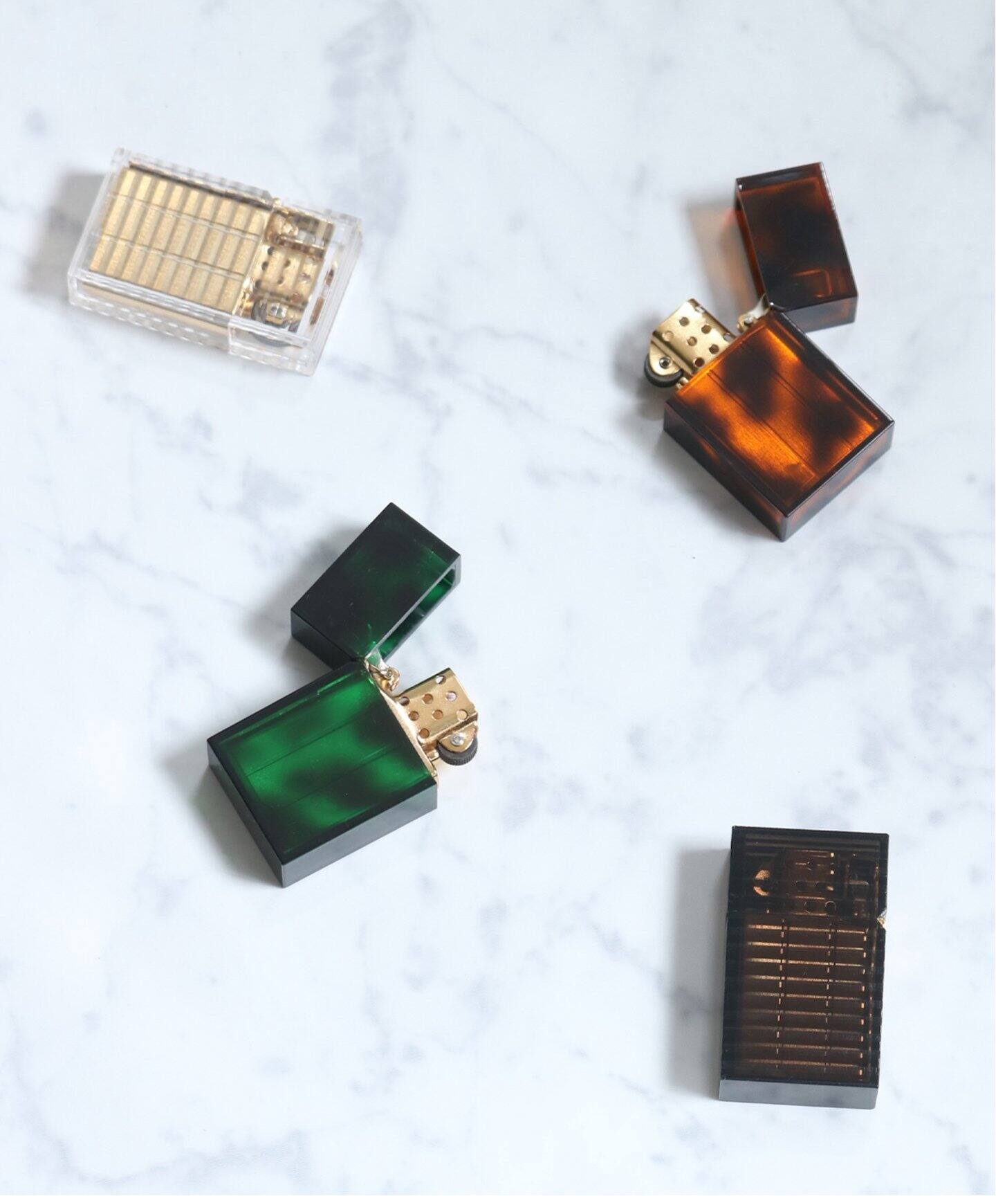坪田パール】Gold Latitude Lighter ラチチュード ジッポ型 ライター 