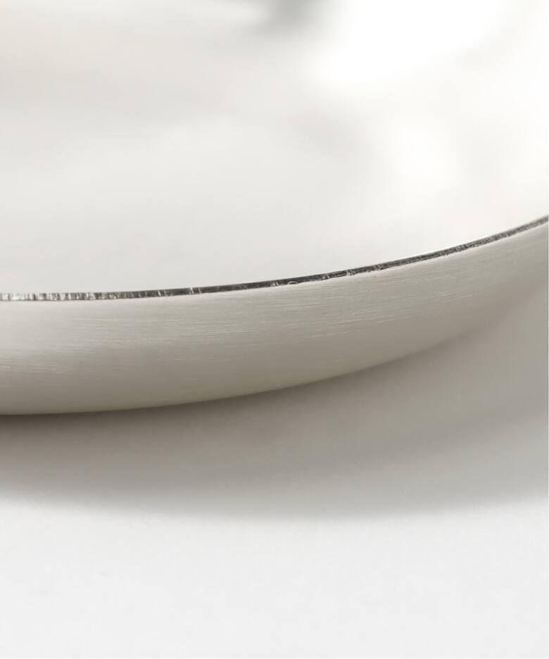 fog linen work/フォグリネンワーク】SILVER PLATE ROUND S シルバー 