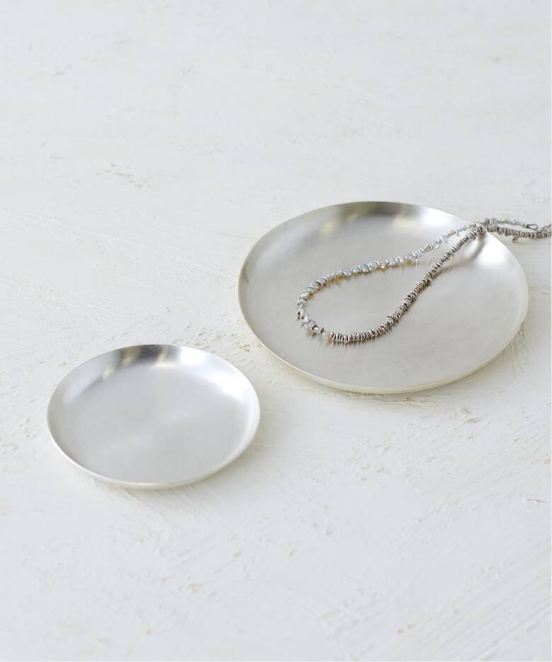 fog linen work/フォグリネンワーク】SILVER PLATE ROUND S シルバー 