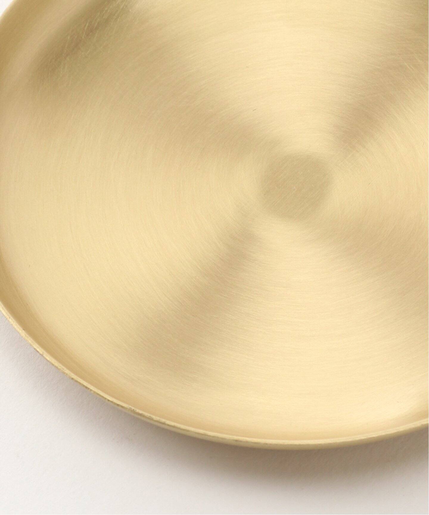 【fog linen work/フォグリネンワーク】BRASS PLATE ROUND S 真鍮トレイ（ルームフレグランス／キャンドル