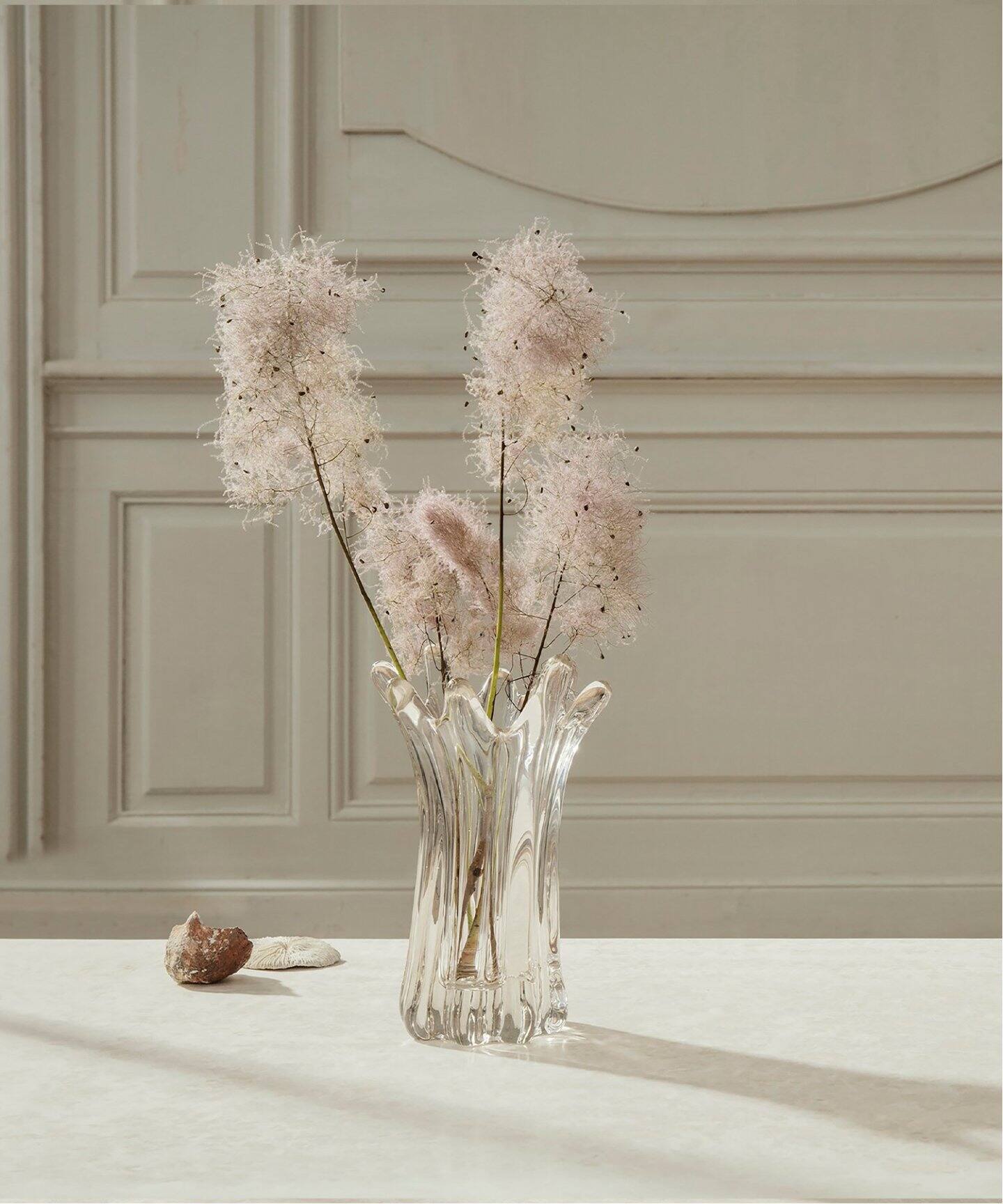 ferm LIVING/ファームリビング】GLASS HOLO VASE L フラワーベース 