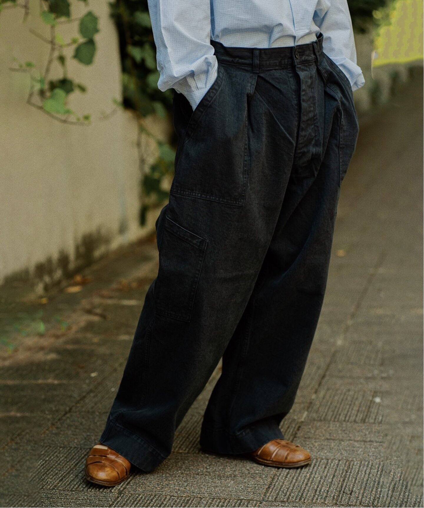 A.PRESSE/アプレッセ】USAF Hemmed Bottoms（スラックス）｜L｜ワーク 