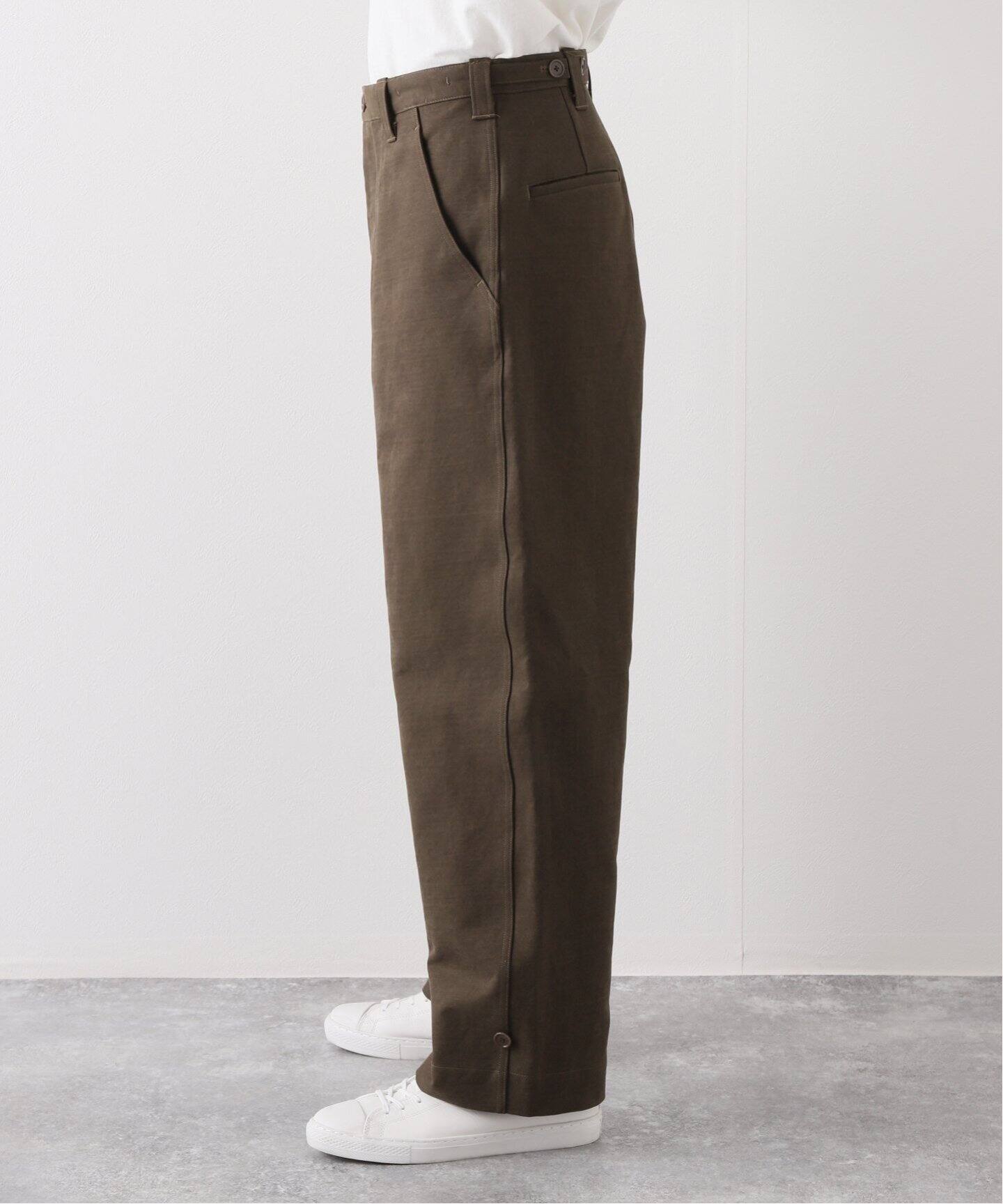 A.presse Motorcycle Trousers Natural