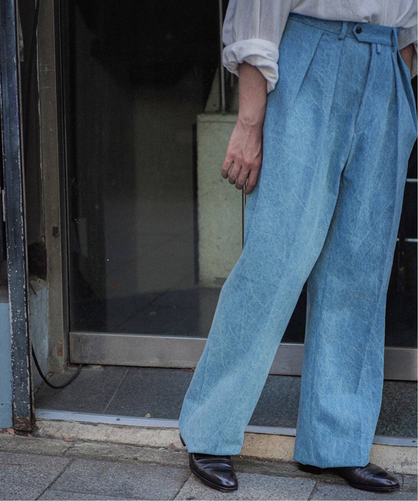 NEAT / ニート】BLEACH WASH DENIM WIDE（その他パンツ）｜L 