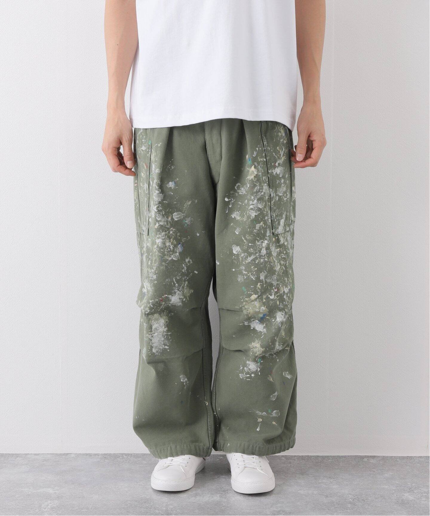 HERILL / ヘリル】別注 Denim splash CARGOPANTS（その他パンツ）｜L 