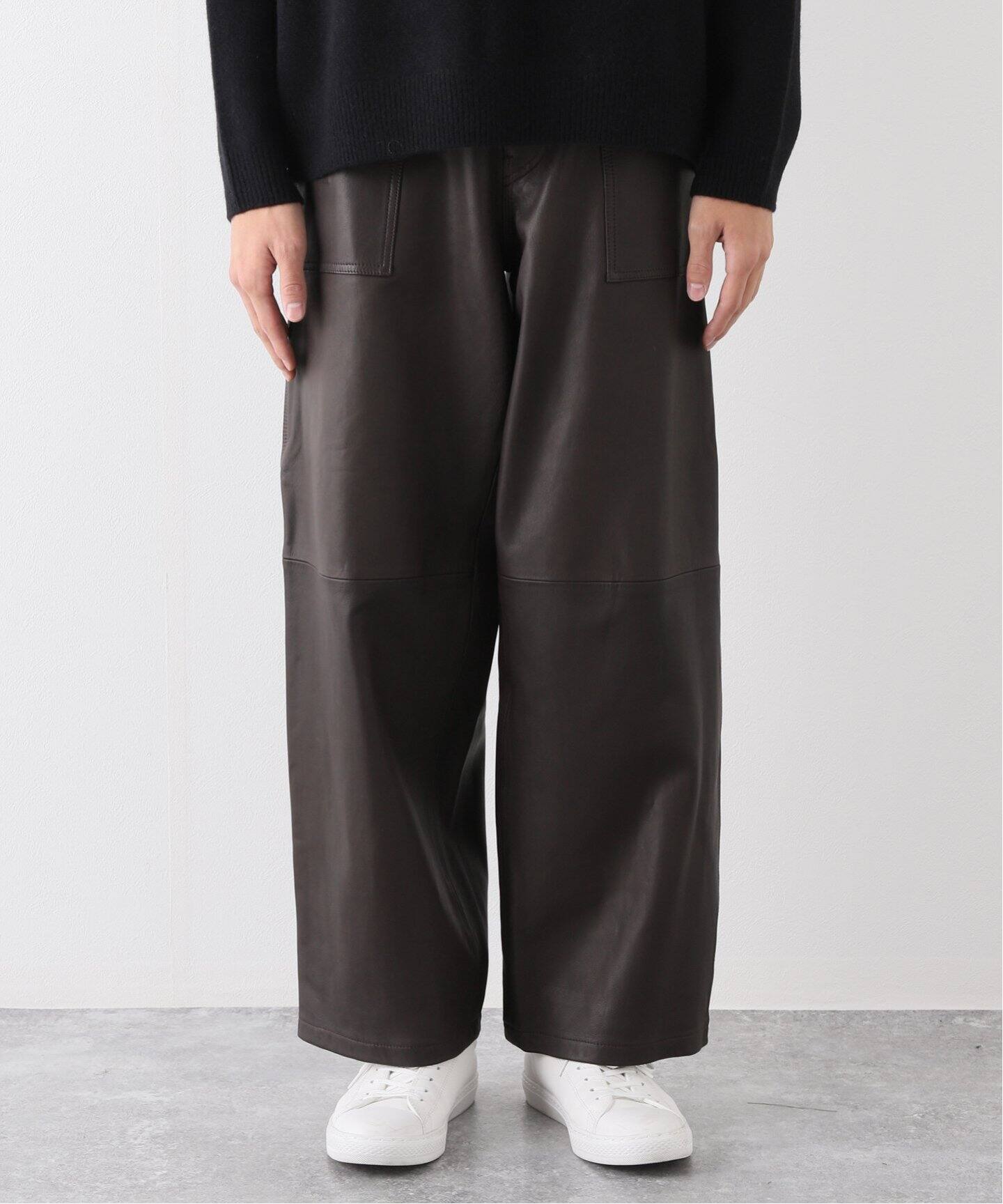YLEVE/ イレーヴ】別注 SHEEP LEATHER TR（その他パンツ）｜L