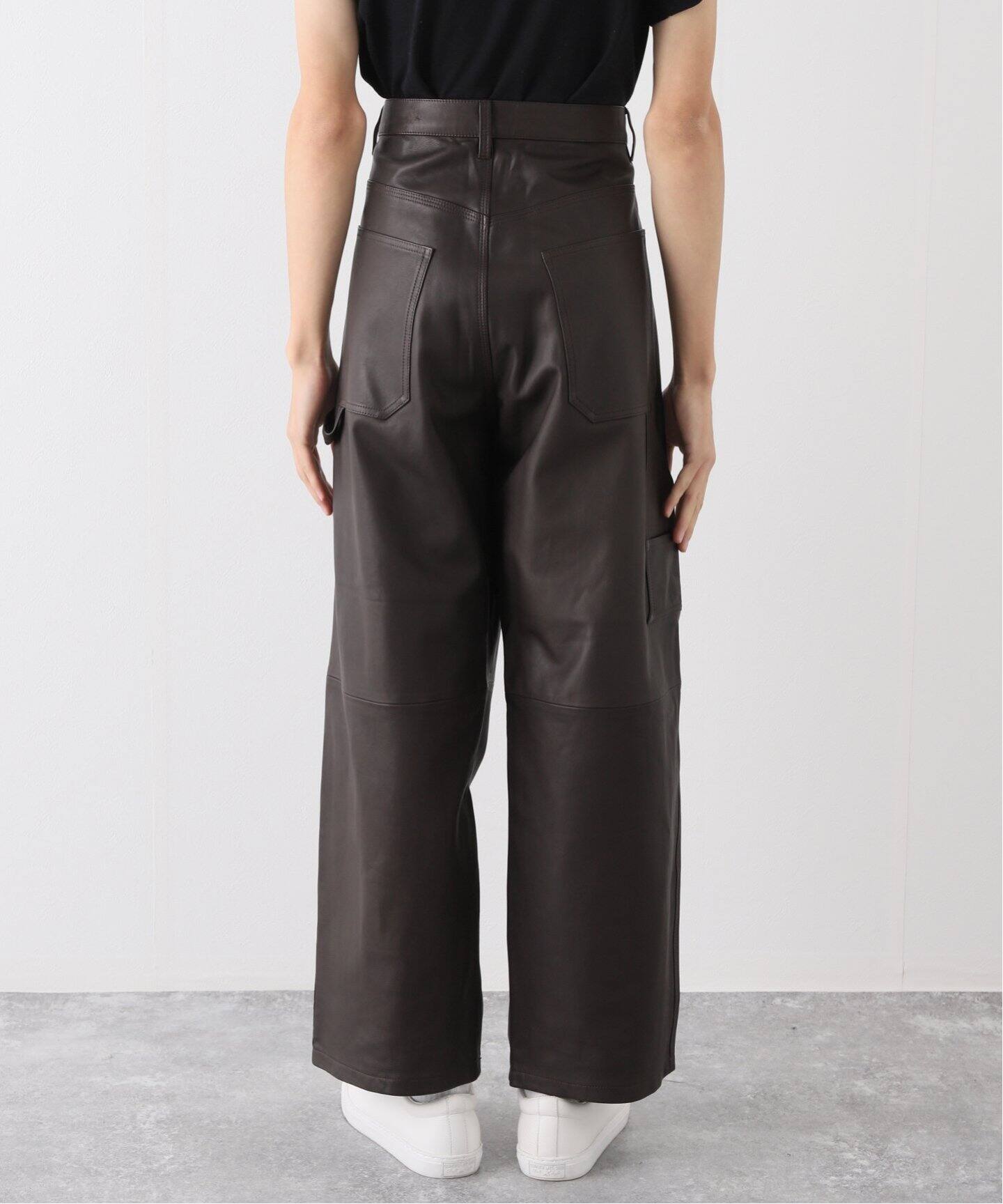 YLEVE/ イレーヴ】別注 SHEEP LEATHER TR（その他パンツ）｜L