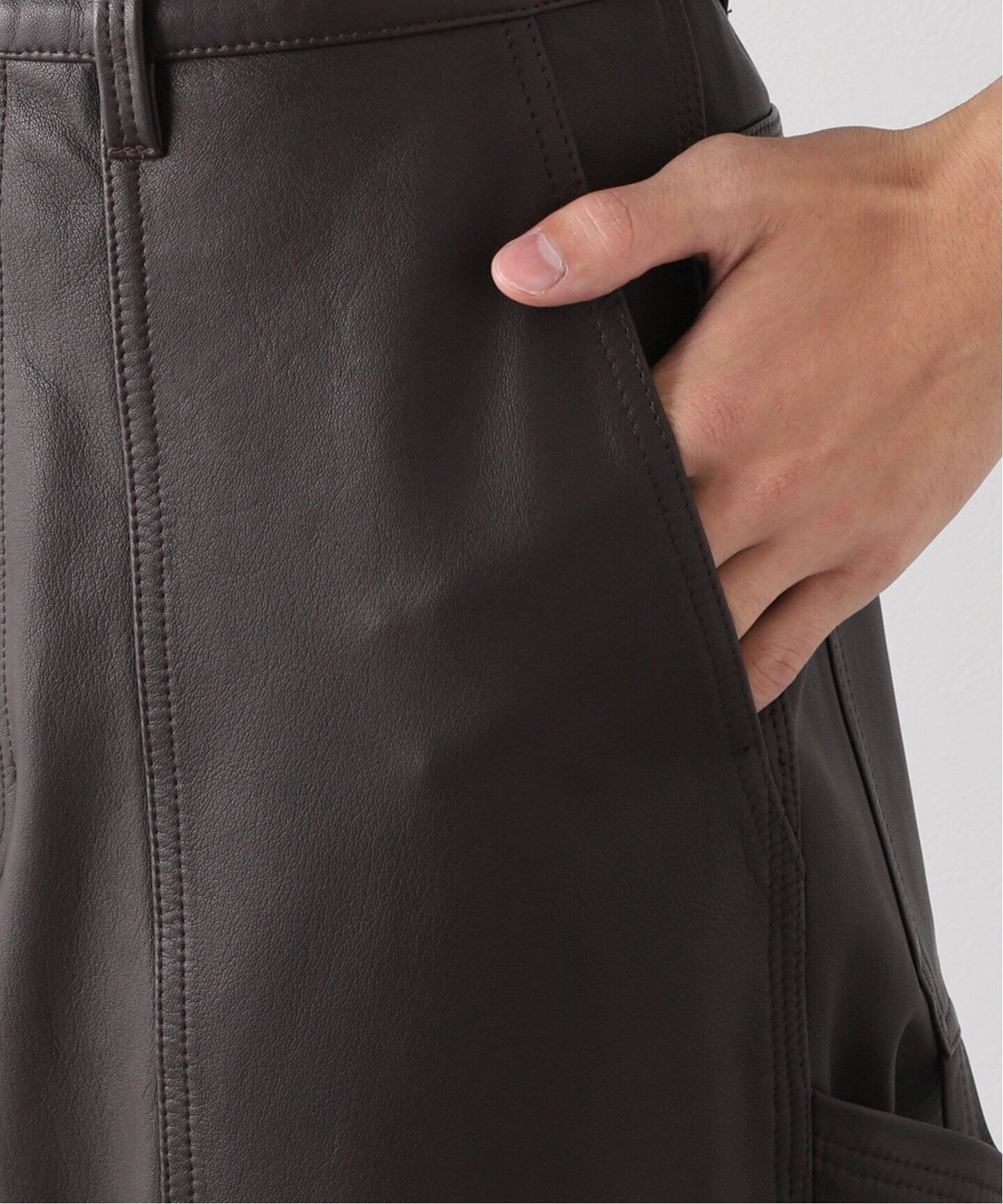 YLEVE/ イレーヴ】別注 SHEEP LEATHER TR（その他パンツ）｜L