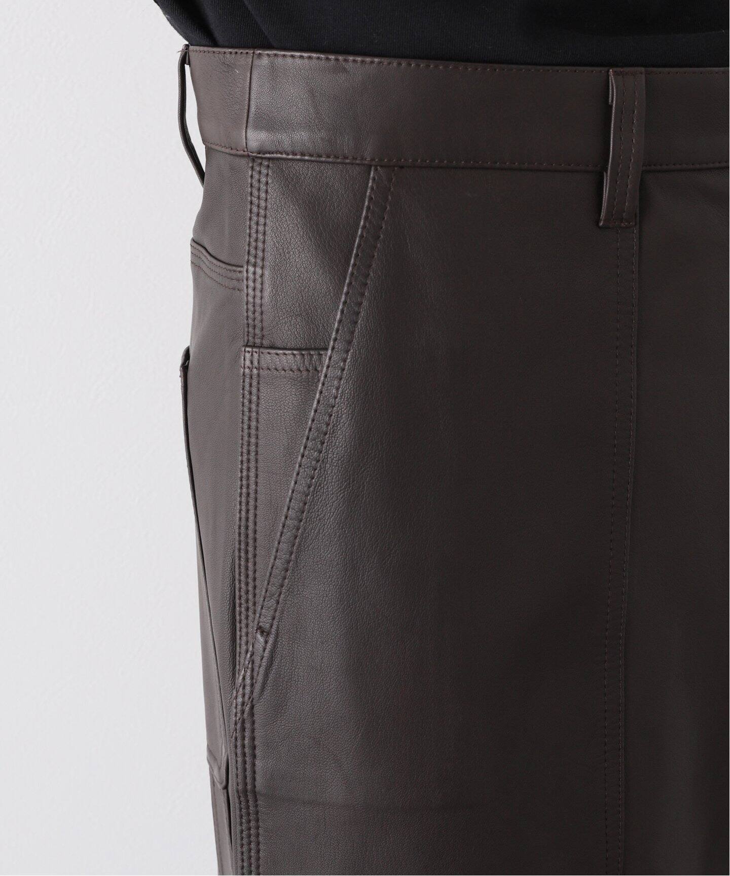 YLEVE/ イレーヴ】別注 SHEEP LEATHER TR（その他パンツ）｜L