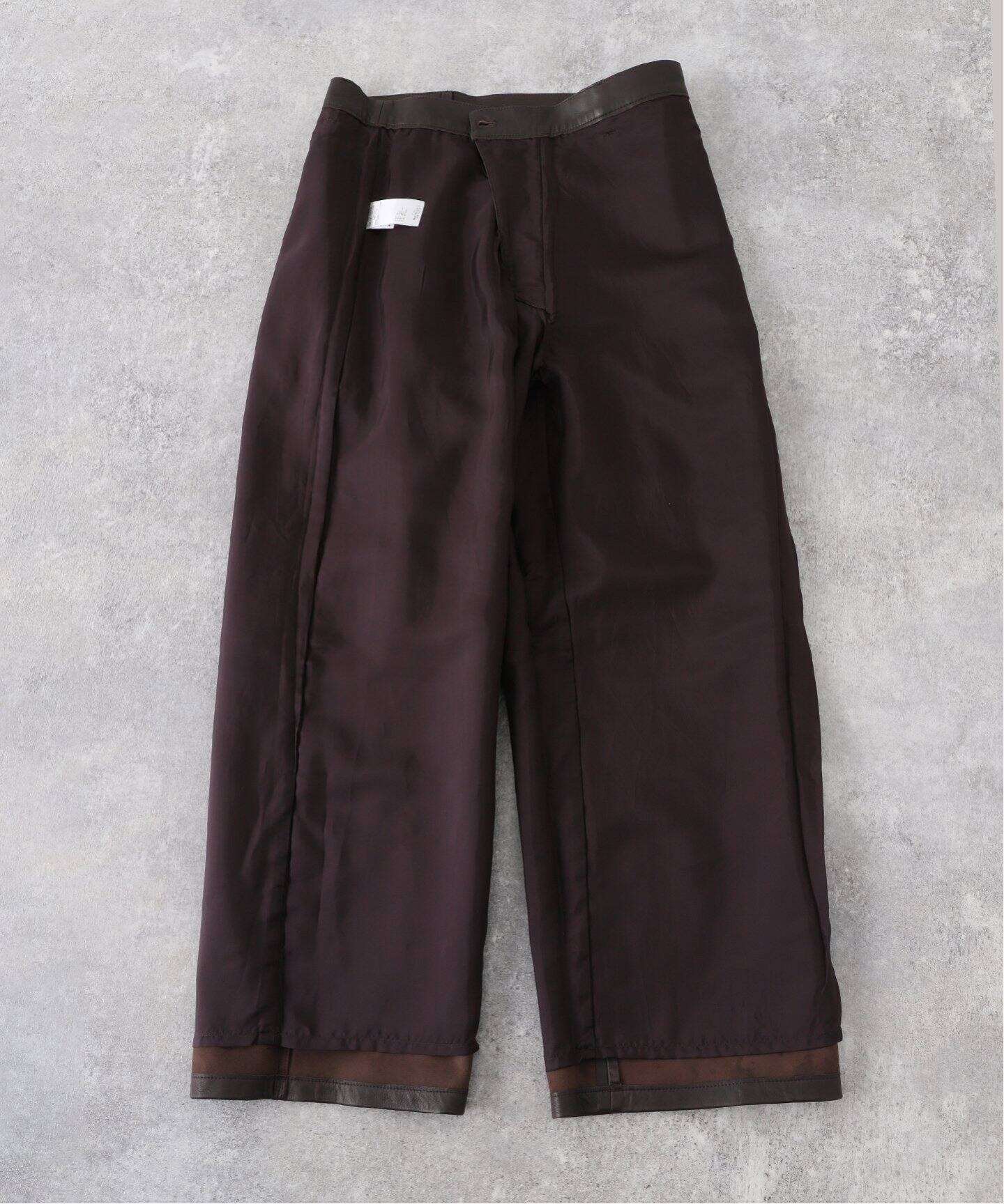 YLEVE/ イレーヴ】別注 SHEEP LEATHER TR（その他パンツ）｜L