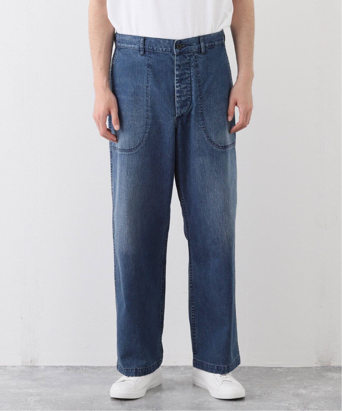 A.PRESSE/アプレッセ】US Navy Denim Baker Pants（その他パンツ）｜L 
