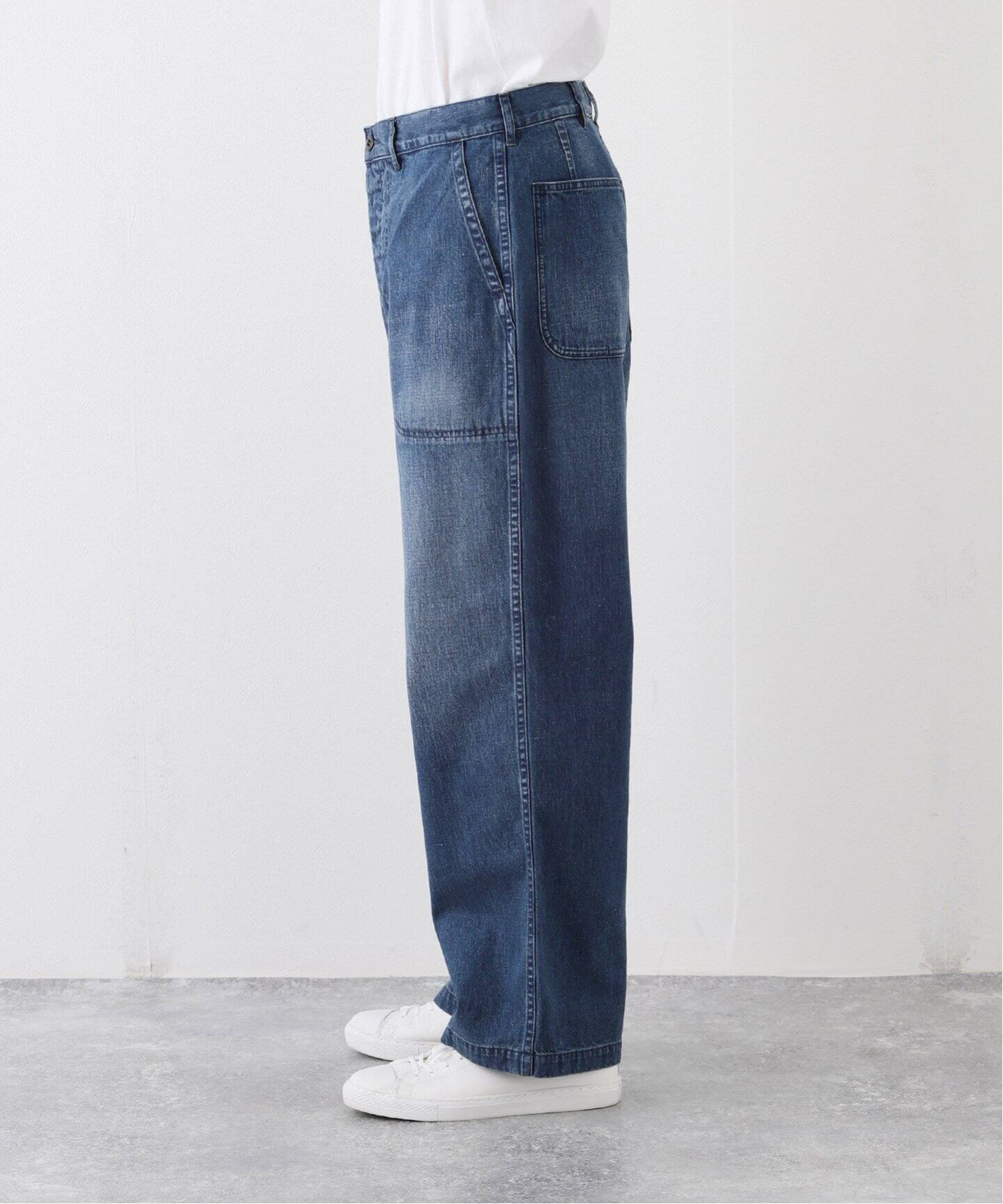 A.PRESSE/アプレッセ】US Navy Denim Baker Pants（その他パンツ）｜L 