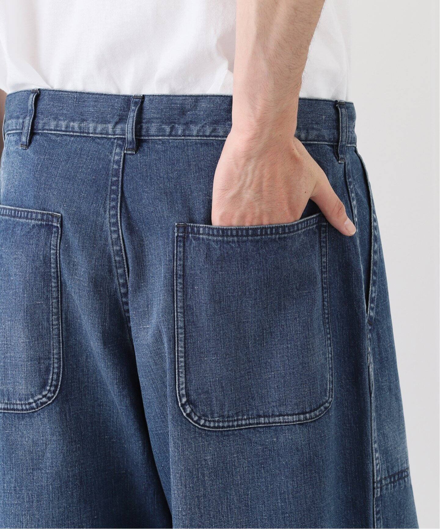 A.PRESSE/アプレッセ】US Navy Denim Baker Pants（その他パンツ）｜L 