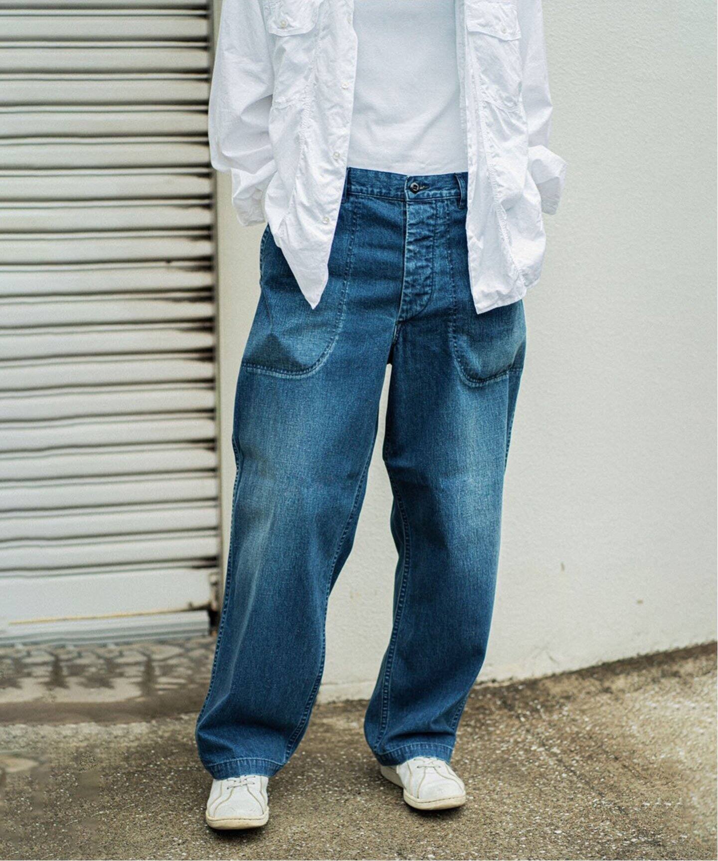 A.PRESSE/アプレッセ】US Navy Denim Baker Pants（その他パンツ）｜L 