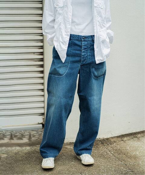 A Presse アプレッセ Us Navy Denim Baker Pants L Echoppe レショップ 公式のファッション通販 Baycrew S Store