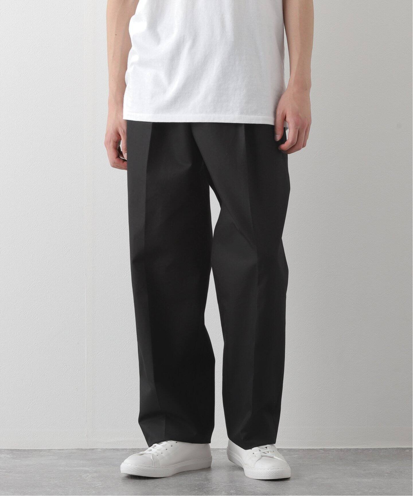 LE / エルイー】TWO TUCK Cotton Pants（スラックス）｜L