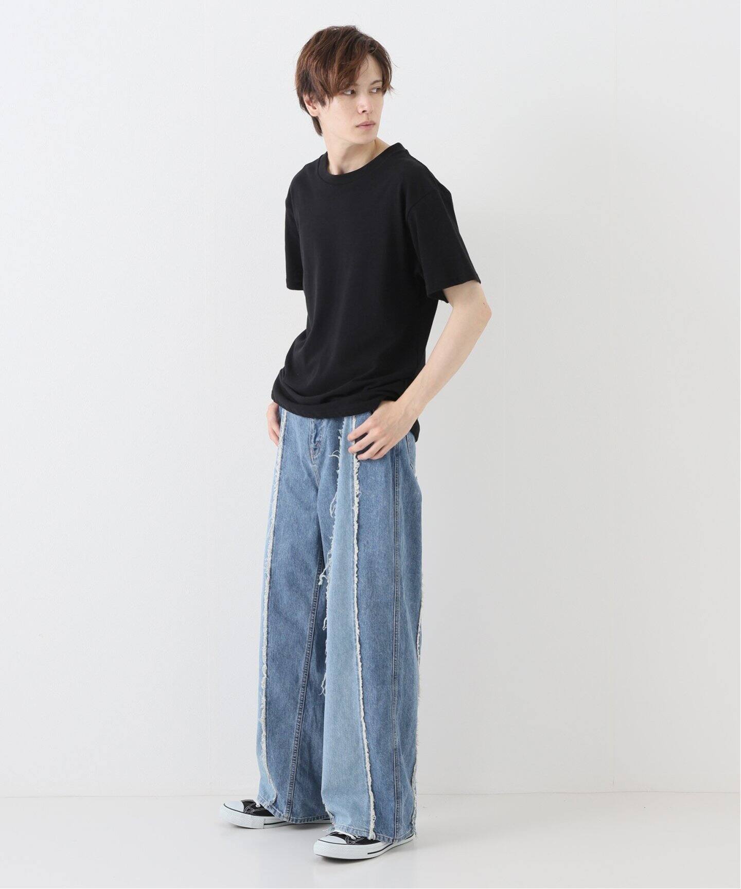 JIEDA / ジエダ】SWITCHING OVER DENIM PANTS（その他パンツ）｜BOICE 
