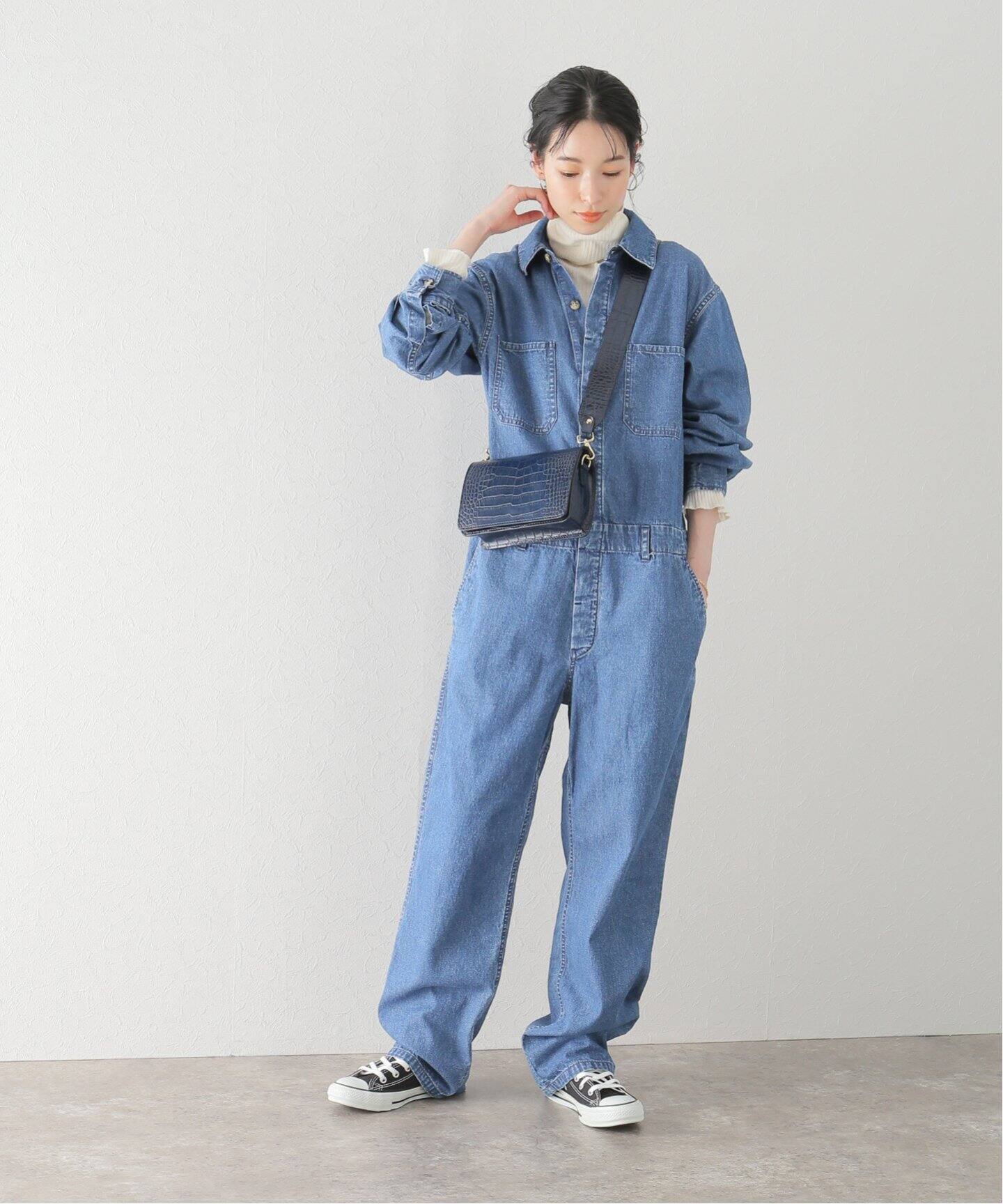 THE SHINZONE DENIM JUMP SUITS デニムジャンプスーツ｜サロペット 