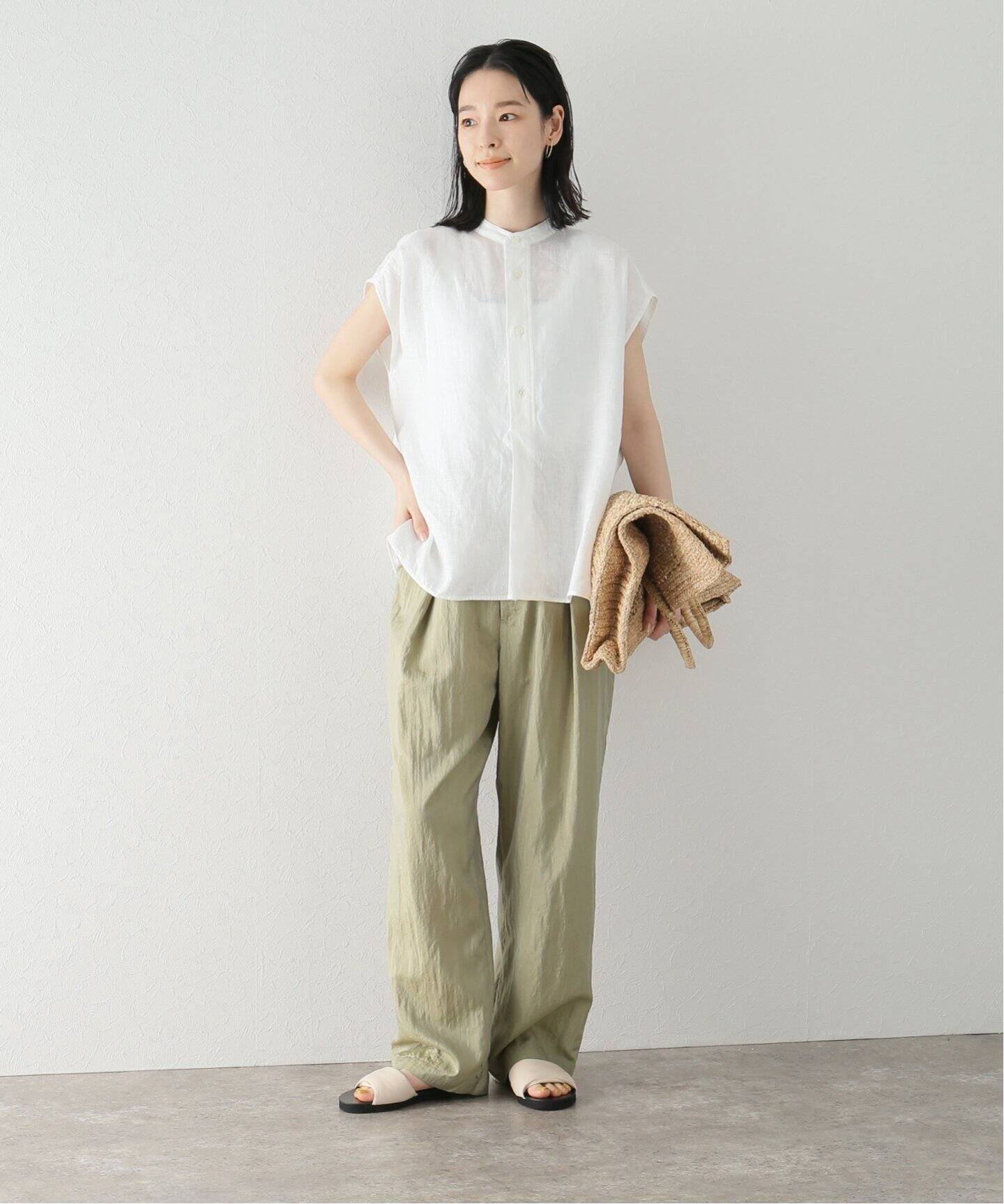 TICCA / ティッカ】シルクナイロンタックパンツ（その他パンツ  