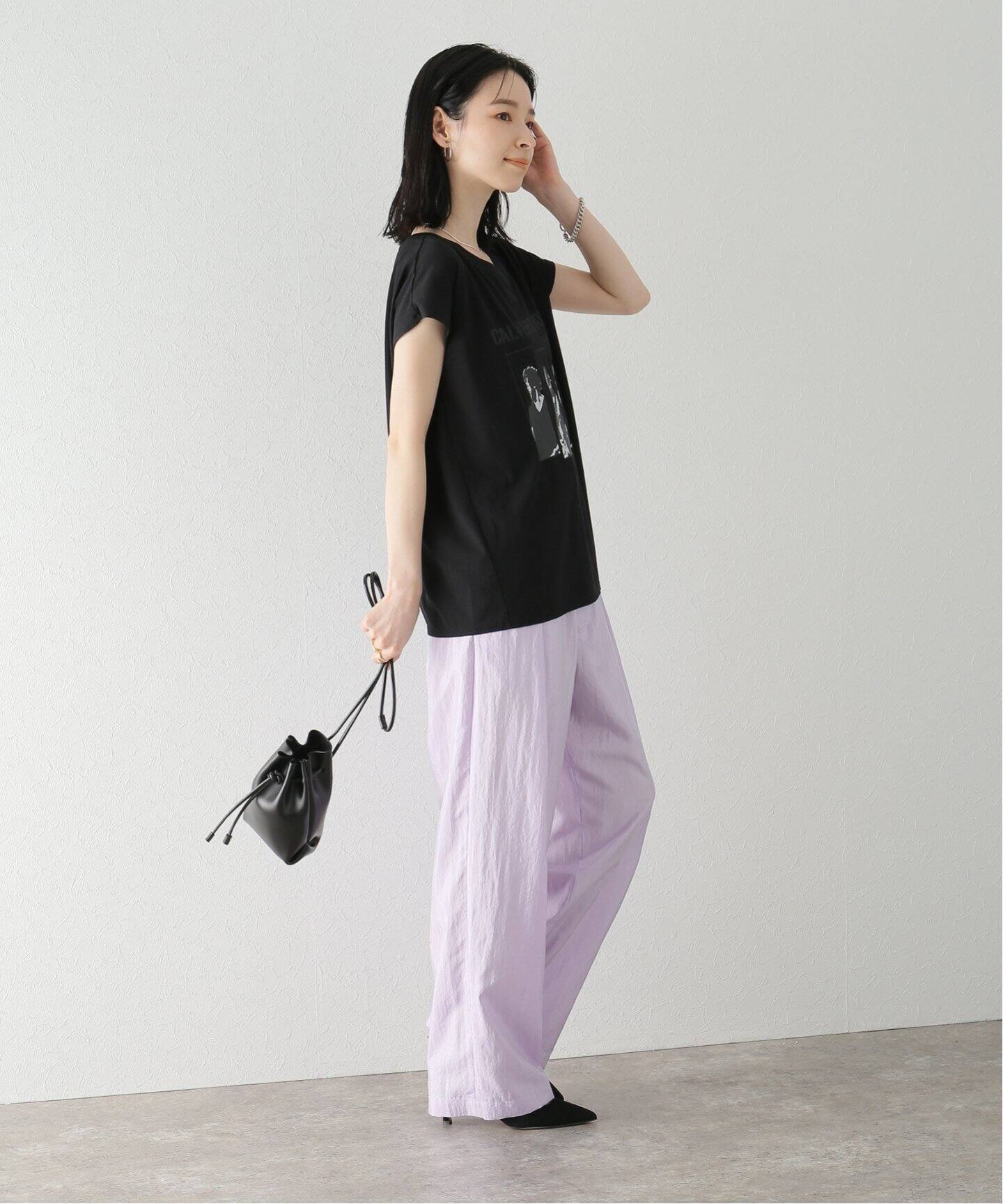 TICCA / ティッカ】シルクナイロンタックパンツ（その他パンツ  